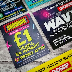 Leaflet printing